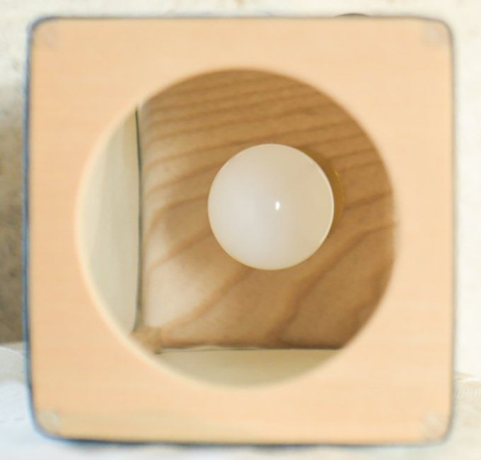 Lampe échasse blanche